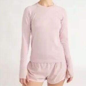 Plus Workout NEUTRAL  Pink Long Sleeve yoga Top XXL 20  thumb holes **2 for 20**